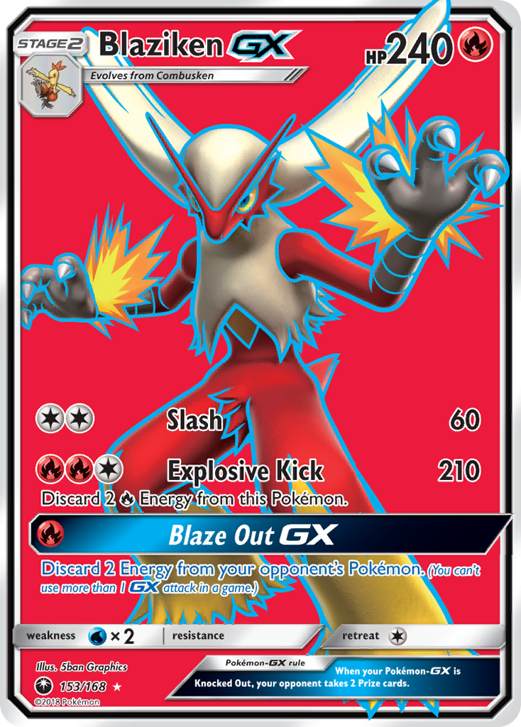 Blaziken GX (153/168) [Sun & Moon: Celestial Storm] | GnG Games