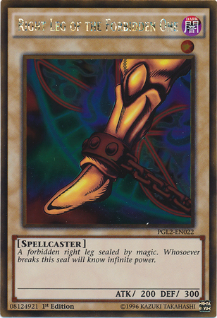 Right Leg of the Forbidden One [PGL2-EN022] Gold Rare | GnG Games