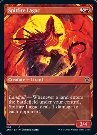 Spitfire Lagac (Showcase) [Zendikar Rising] | GnG Games