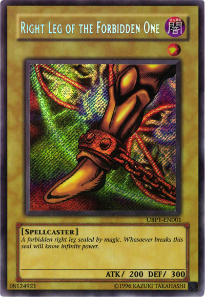 Right Leg of the Forbidden One [UBP1-EN001] Secret Rare | GnG Games