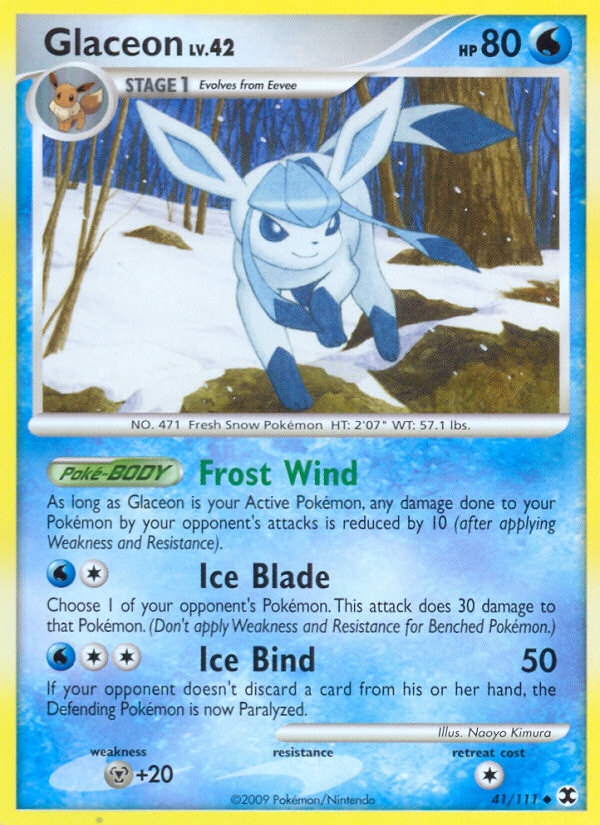 Glaceon (41/111) [Platinum: Rising Rivals] | GnG Games