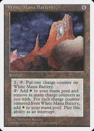 White Mana Battery [Fourth Edition] | GnG Games