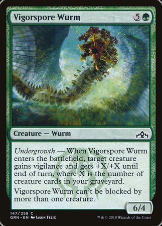 Vigorspore Wurm [Guilds of Ravnica] | GnG Games