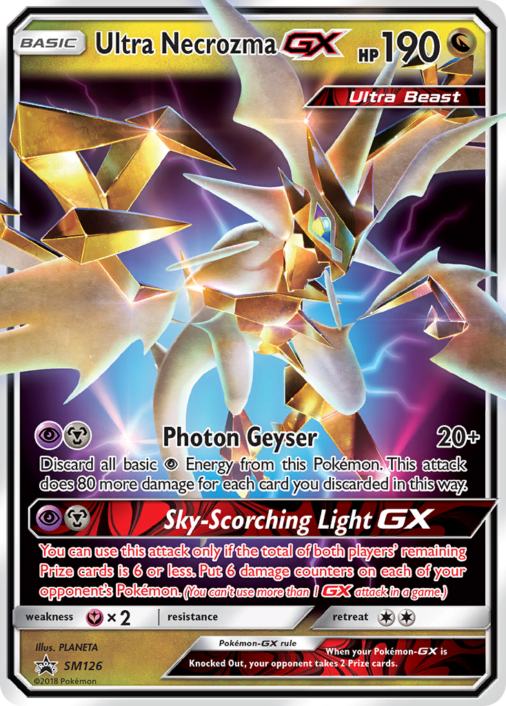 Ultra Necrozma GX (SM126) [Sun & Moon: Black Star Promos] | GnG Games