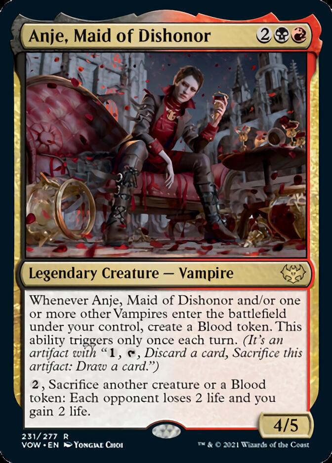 Anje, Maid of Dishonor [Innistrad: Crimson Vow] | GnG Games