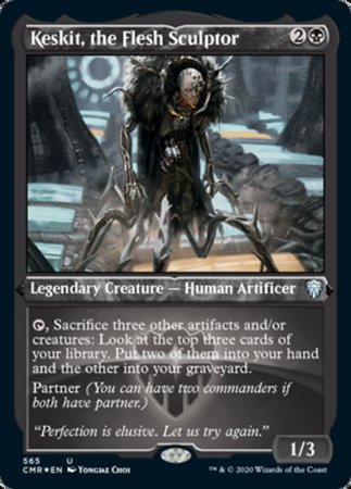 Keskit, the Flesh Sculptor (Foil Etched) [Commander Legends] | GnG Games