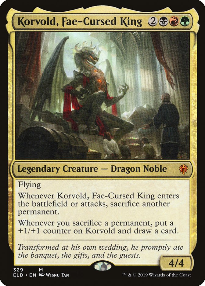 Korvold, Fae-Cursed King [Throne of Eldraine] | GnG Games