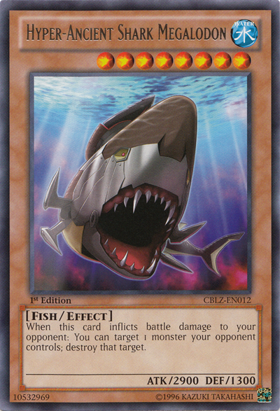 Hyper-Ancient Shark Megalodon [CBLZ-EN012] Rare | GnG Games