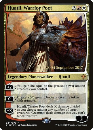 Huatli, Warrior Poet [Ixalan Promos] | GnG Games