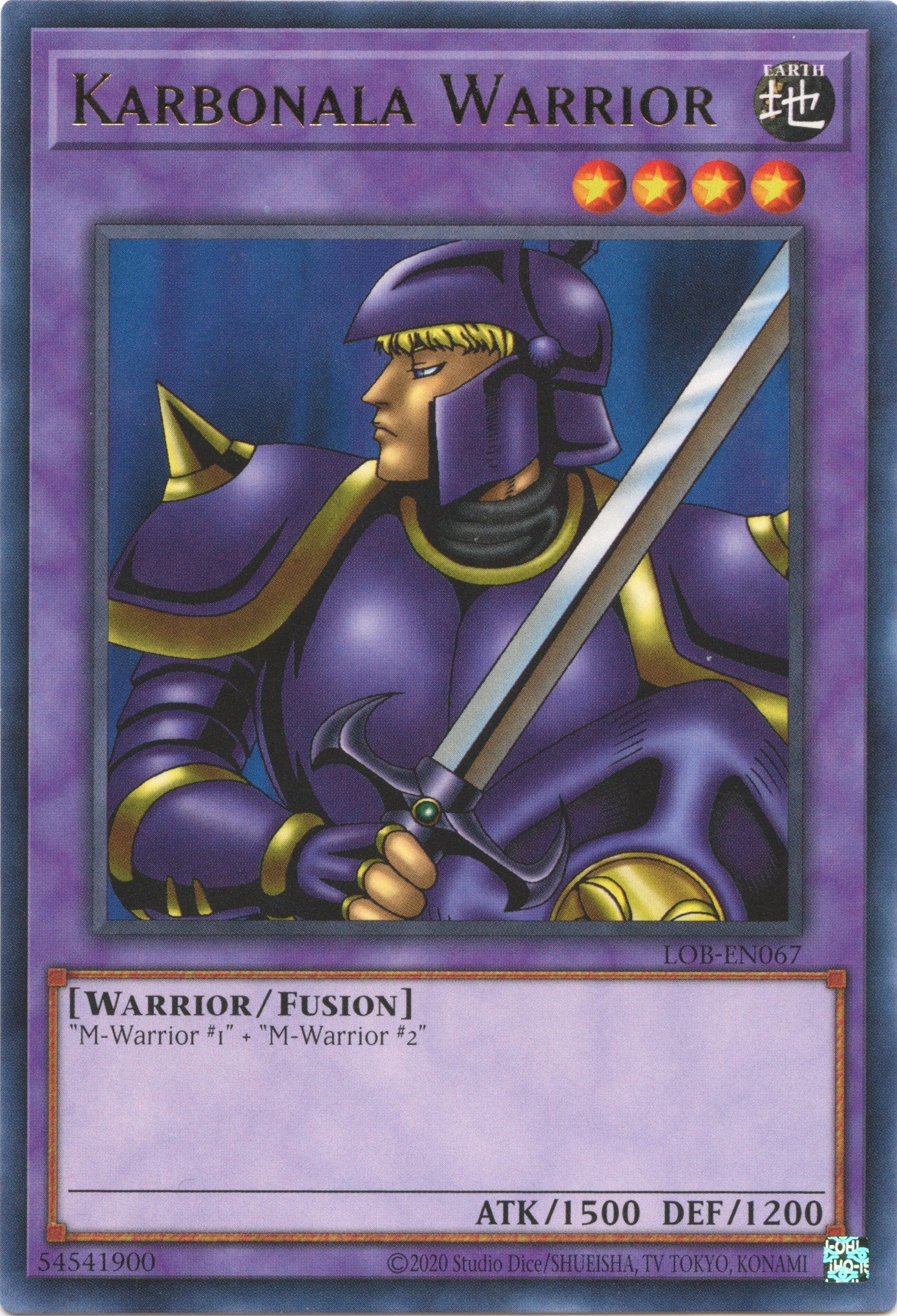 Karbonala Warrior (25th Anniversary) [LOB-EN067] Rare | GnG Games