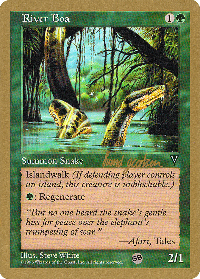 River Boa (Svend Geertsen) (SB) [World Championship Decks 1997] | GnG Games