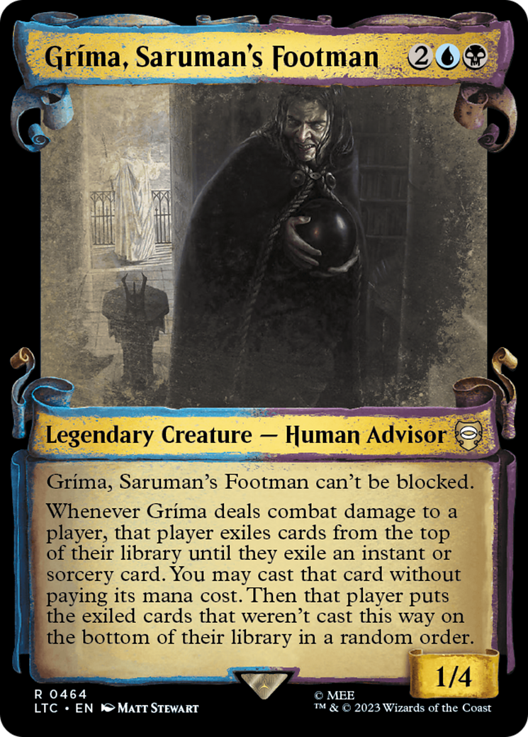 Grima, Saruman's Footman [The Lord of the Rings: Tales of Middle-Earth Commander Showcase Scrolls] | GnG Games