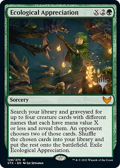 Ecological Appreciation (Promo Pack) [Strixhaven: School of Mages Promos] | GnG Games