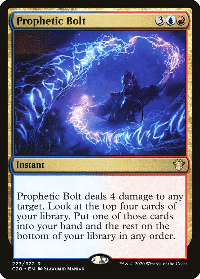 Prophetic Bolt [Commander 2020] | GnG Games