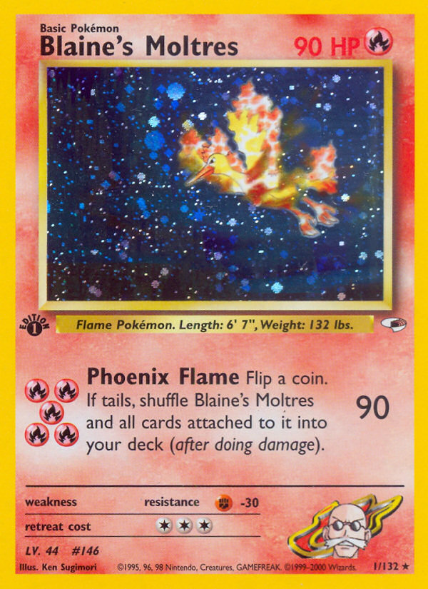 Blaine's Moltres (1/132) [Gym Heroes 1st Edition] | GnG Games