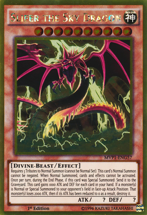 Slifer the Sky Dragon [MVP1-ENG57] Gold Rare | GnG Games