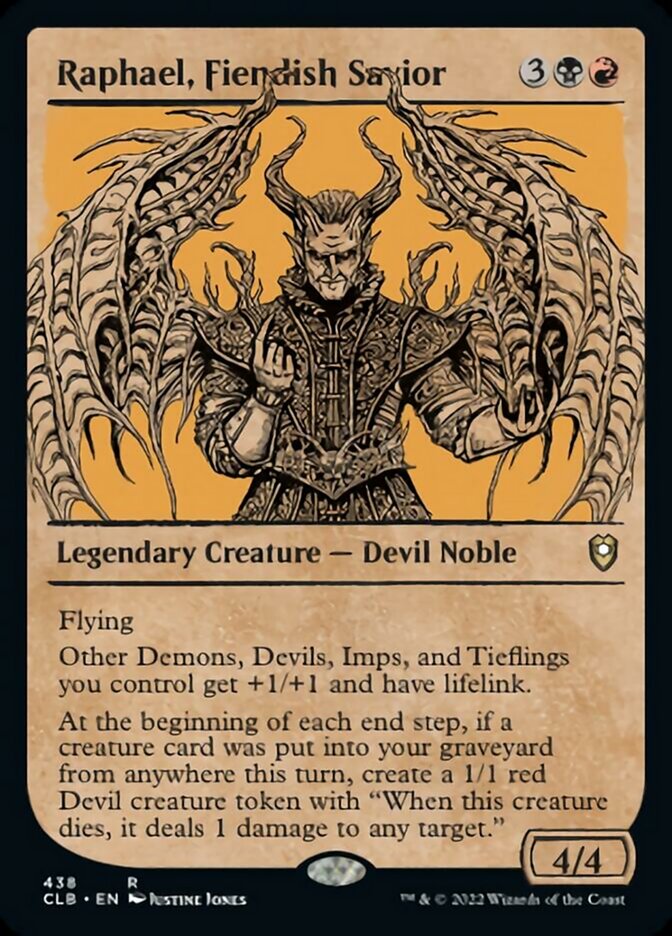 Raphael, Fiendish Savior (Showcase) [Commander Legends: Battle for Baldur's Gate] | GnG Games
