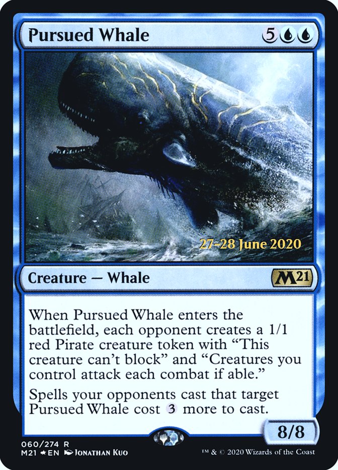 Pursued Whale  [Core Set 2021 Prerelease Promos] | GnG Games