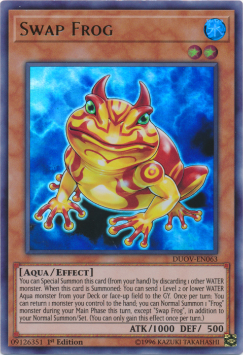 Swap Frog [DUOV-EN063] Ultra Rare | GnG Games