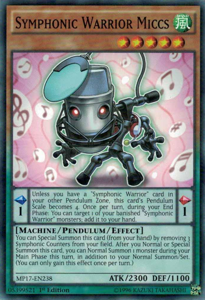 Symphonic Warrior Miccs [MP17-EN238] Common | GnG Games