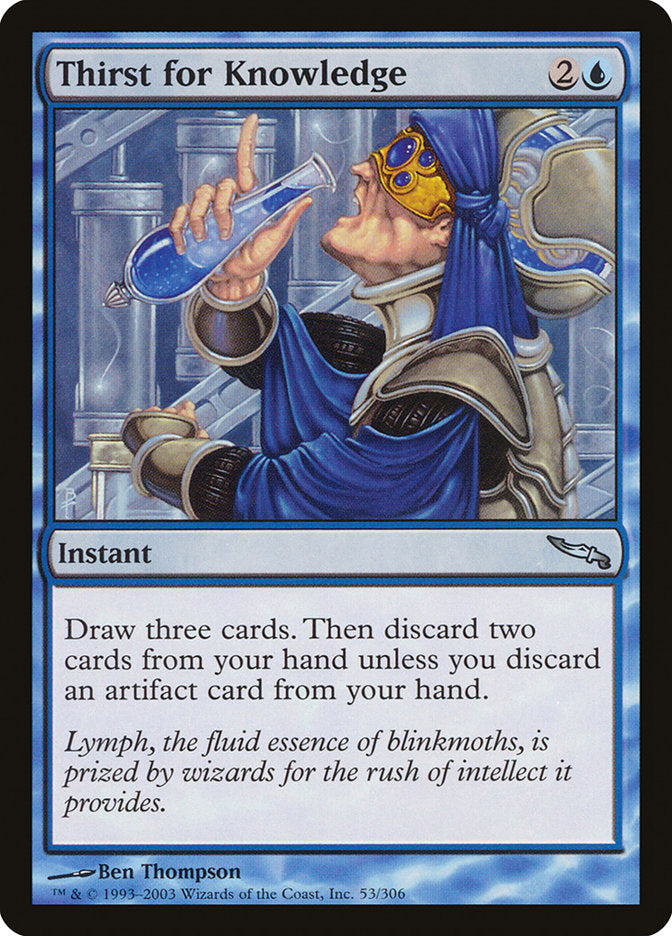 Thirst for Knowledge [Mirrodin] | GnG Games