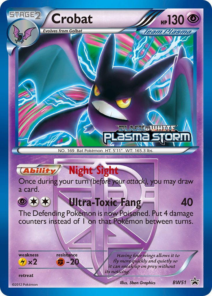 Crobat (BW51) [Black & White: Black Star Promos] | GnG Games