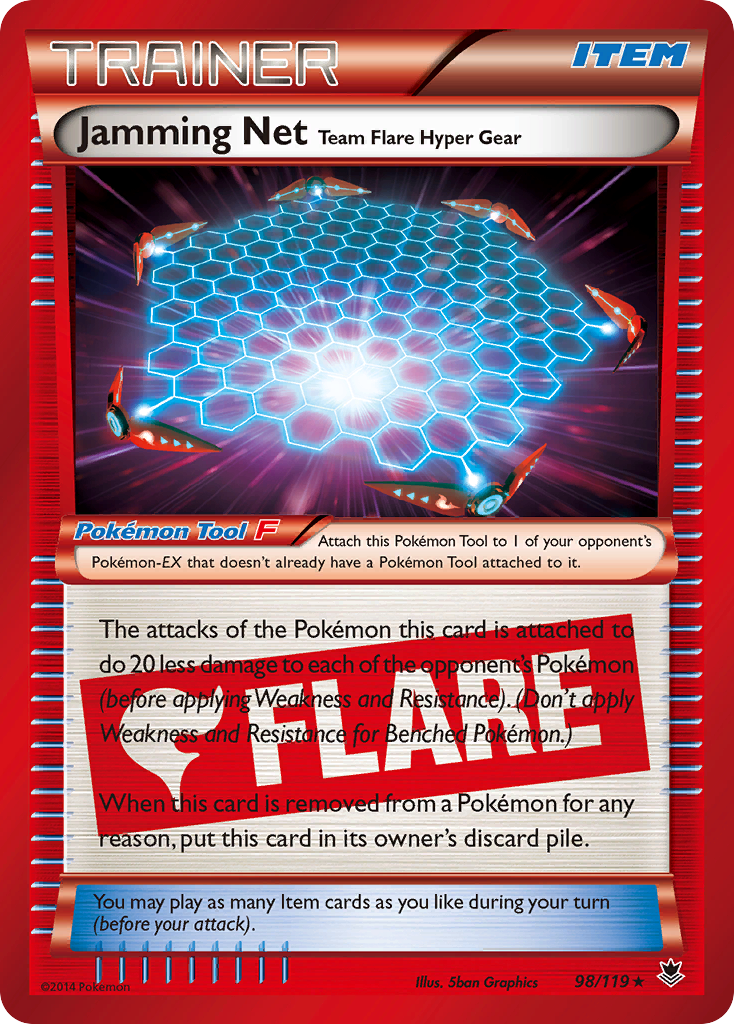 Jamming Net Team Flare Hyper Gear (98/119) [XY: Phantom Forces] | GnG Games