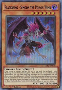 Blackwing - Simoon the Poison Wind (Blue) [LDS2-EN040] Ultra Rare | GnG Games