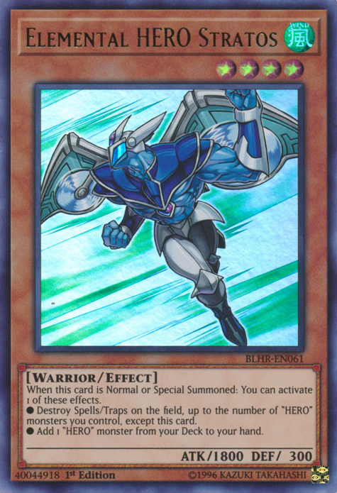 Elemental HERO Stratos [BLHR-EN061] Ultra Rare | GnG Games