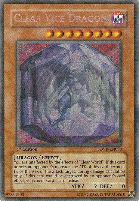 Clear Vice Dragon [SOVR-EN098] Secret Rare | GnG Games