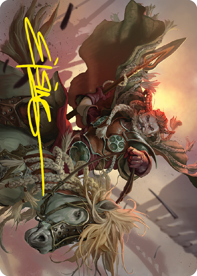 Eomer of the Riddermark Art Card (Gold-Stamped Signature) [The Lord of the Rings: Tales of Middle-earth Art Series] | GnG Games
