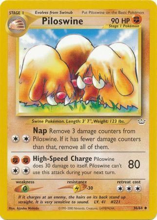 Piloswine (36/64) [Neo Revelation Unlimited] | GnG Games