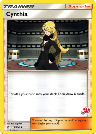 Cynthia (119/156) (Charizard Stamp #59) [Battle Academy 2020] | GnG Games