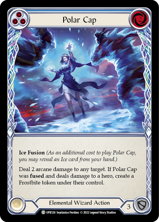 Polar Cap (Blue) [UPR124] (Uprising)  Rainbow Foil | GnG Games