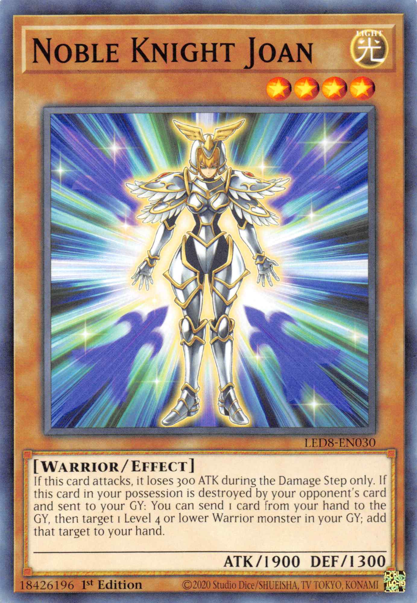Noble Knight Joan [LED8-EN030] Common | GnG Games