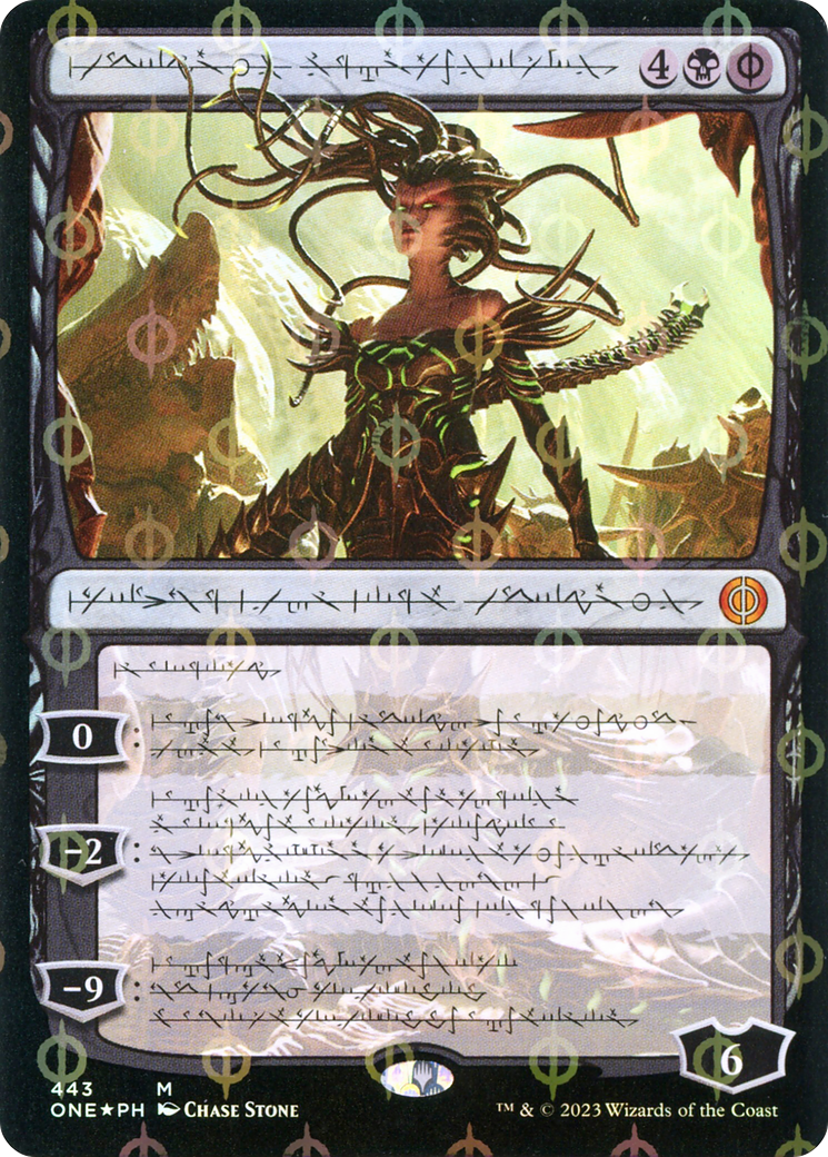 Vraska, Betrayal's Sting (Phyrexian Step-and-Compleat Foil) [Phyrexia: All Will Be One] | GnG Games