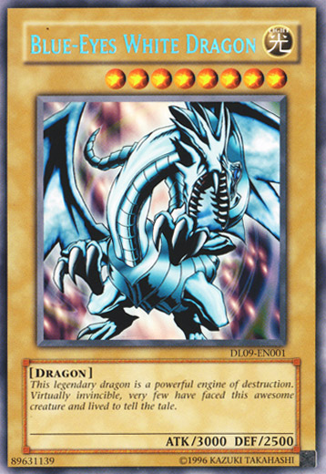 Blue-Eyes White Dragon (Blue) [DL09-EN001] Rare | GnG Games