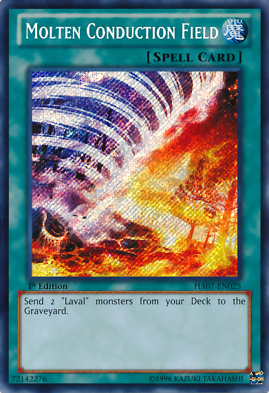 Molten Conduction Field [HA07-EN025] Secret Rare | GnG Games