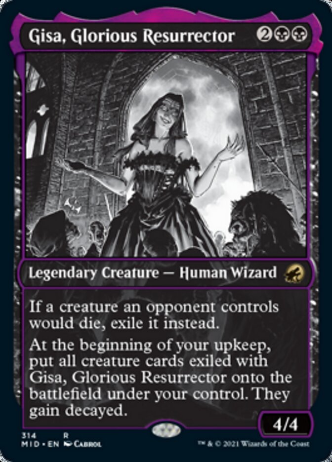 Gisa, Glorious Resurrector (Showcase Eternal Night) [Innistrad: Midnight Hunt] | GnG Games