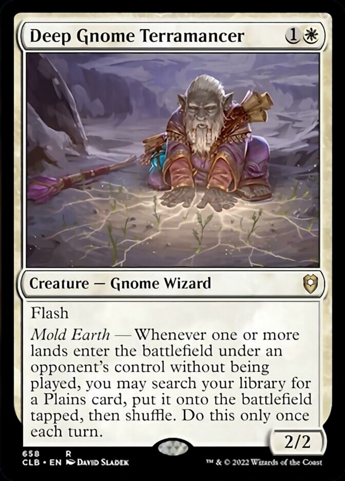 Deep Gnome Terramancer [Commander Legends: Battle for Baldur's Gate] | GnG Games