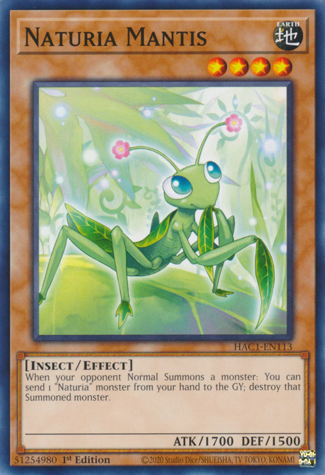 Naturia Mantis [HAC1-EN113] Common | GnG Games