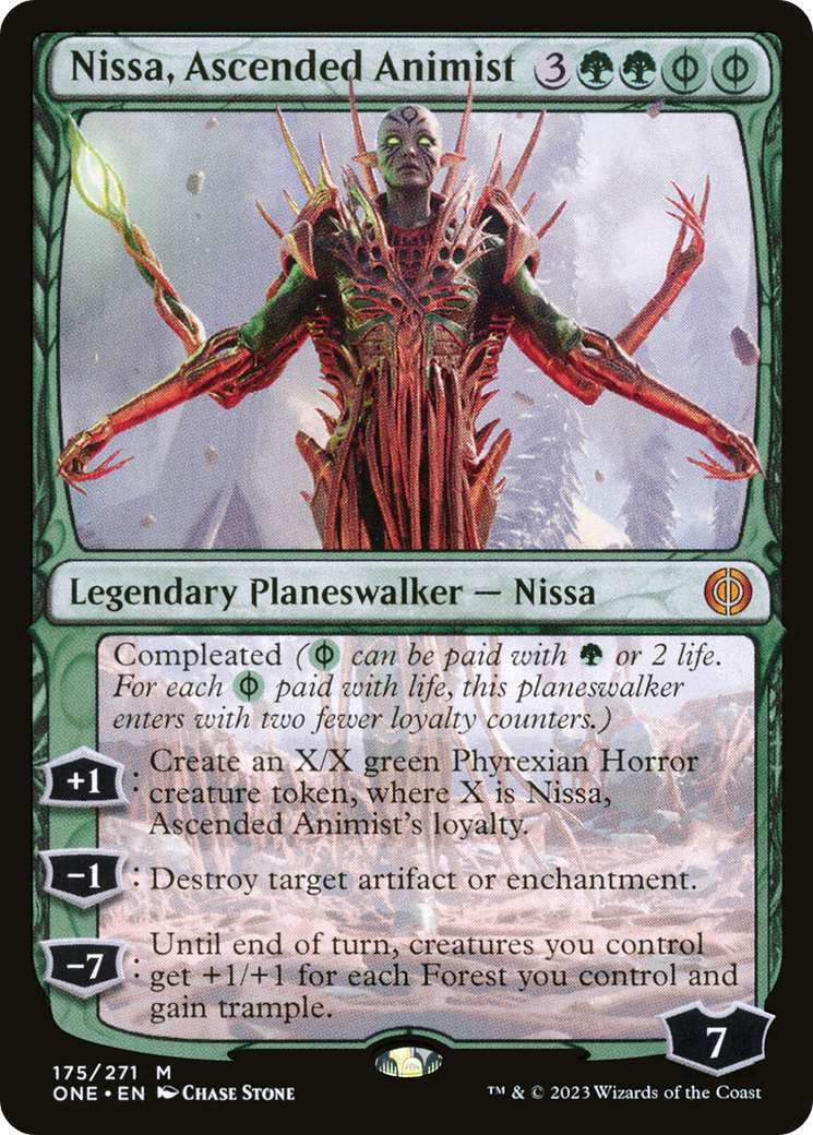 Nissa, Ascended Animist [Phyrexia: All Will Be One] | GnG Games