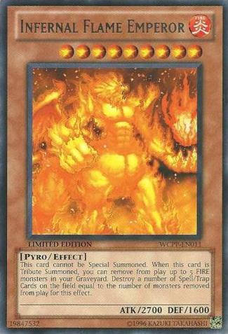 Infernal Flame Emperor [WCPP-EN011] Rare | GnG Games