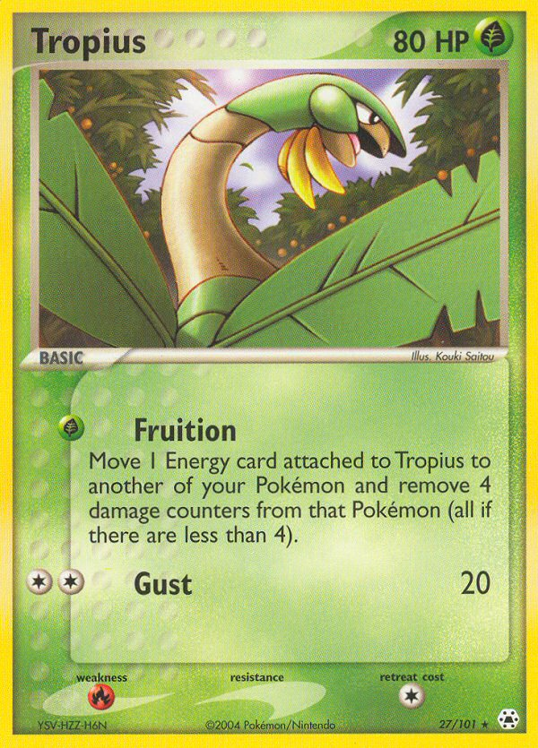 Tropius (27/101) [EX: Hidden Legends] | GnG Games