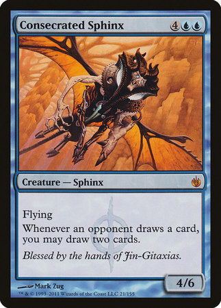 Consecrated Sphinx [Mirrodin Besieged] | GnG Games