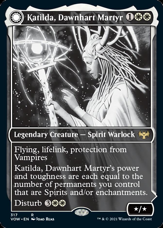 Katilda, Dawnhart Martyr // Katilda's Rising Dawn (Showcase Eternal Night) [Innistrad: Crimson Vow] | GnG Games