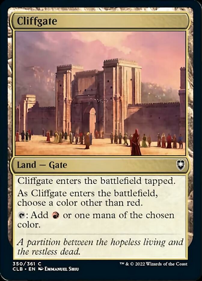 Cliffgate [Commander Legends: Battle for Baldur's Gate] | GnG Games