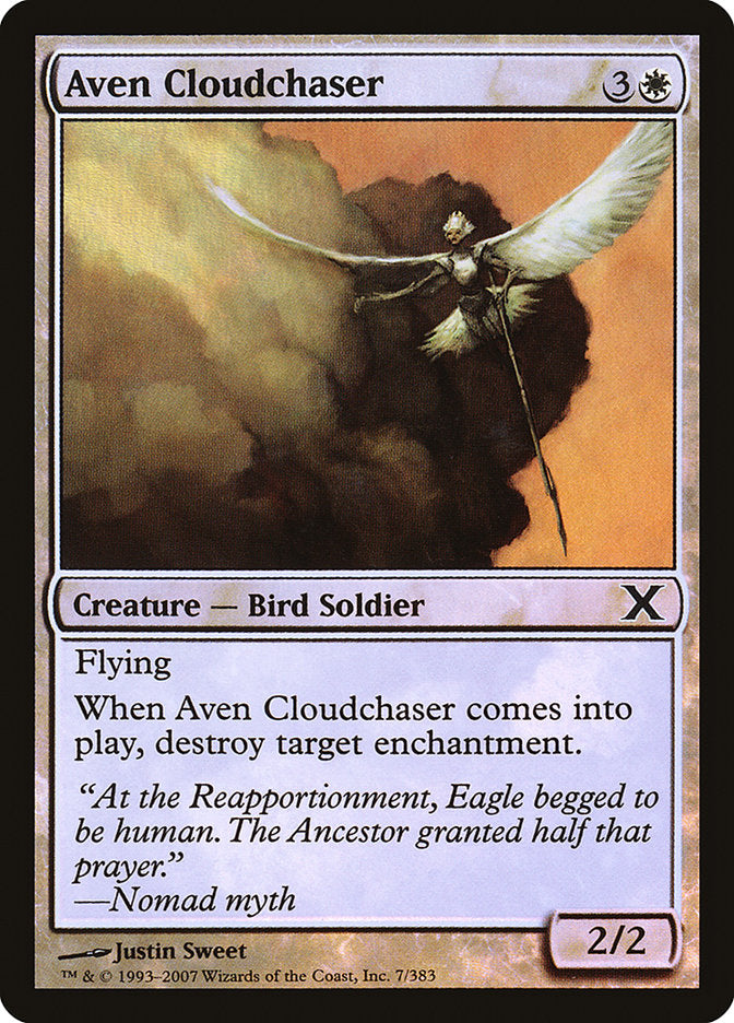 Aven Cloudchaser (Premium Foil) [Tenth Edition] | GnG Games