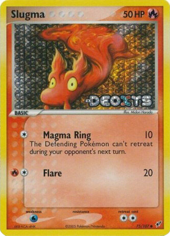 Slugma (75/107) (Stamped) [EX: Deoxys] | GnG Games