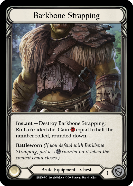 Barkbone Strapping [RNR005-C] (Rhinar Hero Deck)  1st Edition Normal | GnG Games